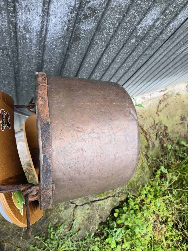 CALDERO DE COBRE ANTIGUO