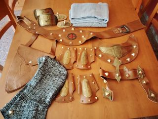 traje de Alcodiana y accesorios