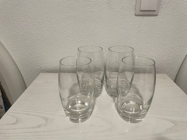 4 Vasos cristal