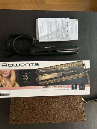 plancha de pelo Rowenta Expertise Styler gold
