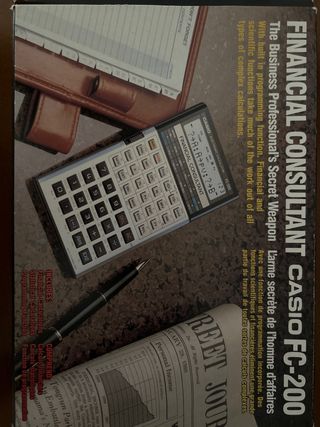 Calculadora Financiera Casio FC 200