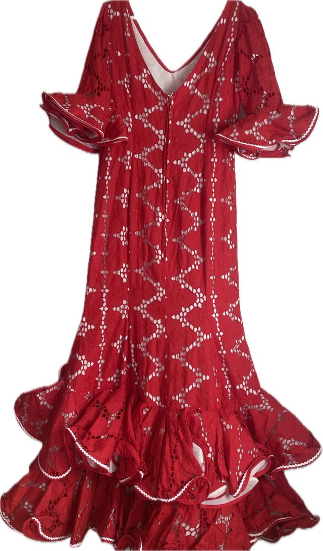 Vestido flamenca rojo