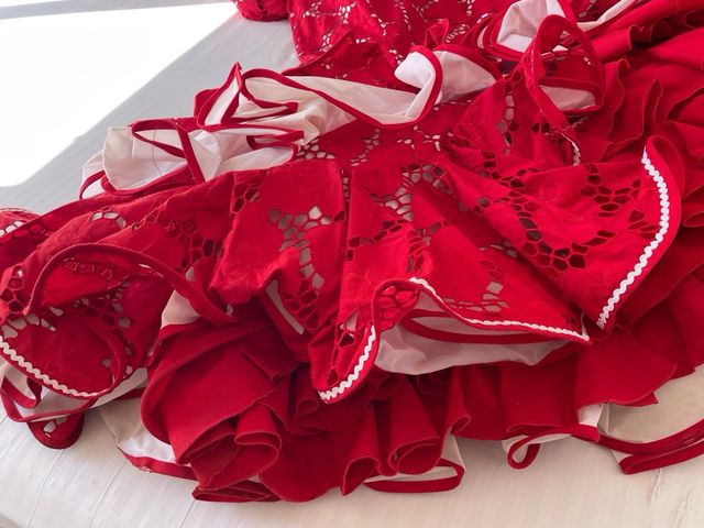 Vestido flamenca rojo