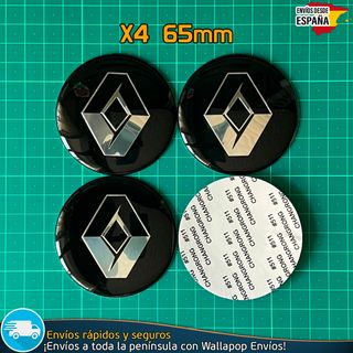 X4 Emblemas Renault 65mm Pegatinas Tapacubos Tapas