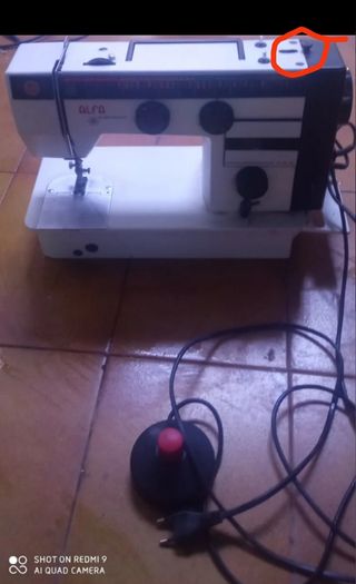 Maquina de coser alfa