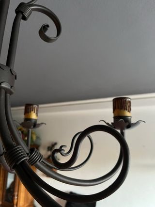 Lámpara forja.