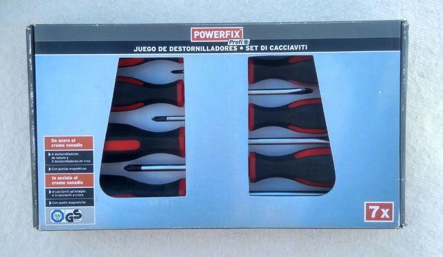 Juego de destornilladores