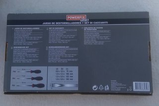 Juego de destornilladores