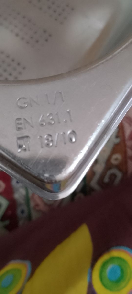 Baccinella inox forata