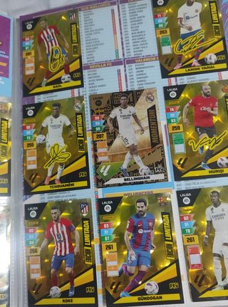 Álbum adrenalyn con 558 cromos