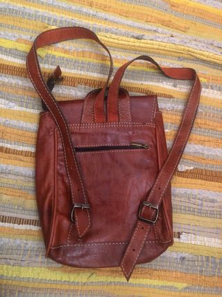 Mochila cuero