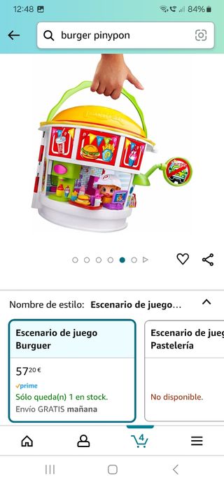 Burguer portátil pinypon