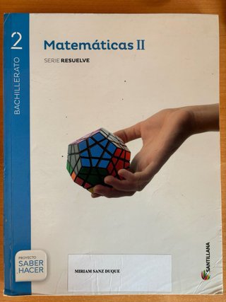 Libros de 2 de bachillerato