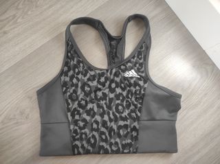 Adidas sujetador deportivo aeroready leopardo
