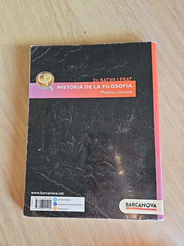 Història de la filosofía 2n batxillerat