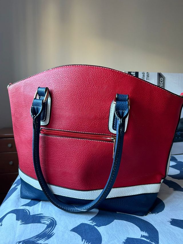 Bolso de hombro Guess rojo original