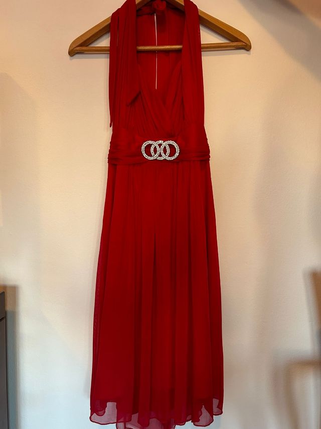 Vestido rojo fashion New York NY