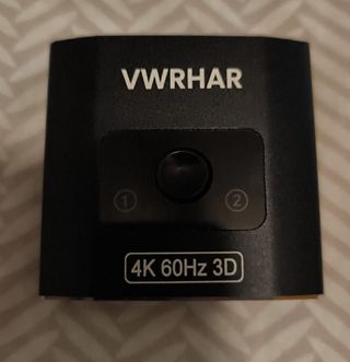 Switch HDMI 4K para 2 cables