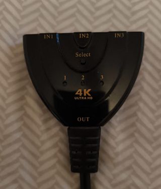 Switch HDMI 4K para 3 cables