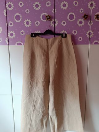 Falda pantalón beige-   Pedro del Hierro