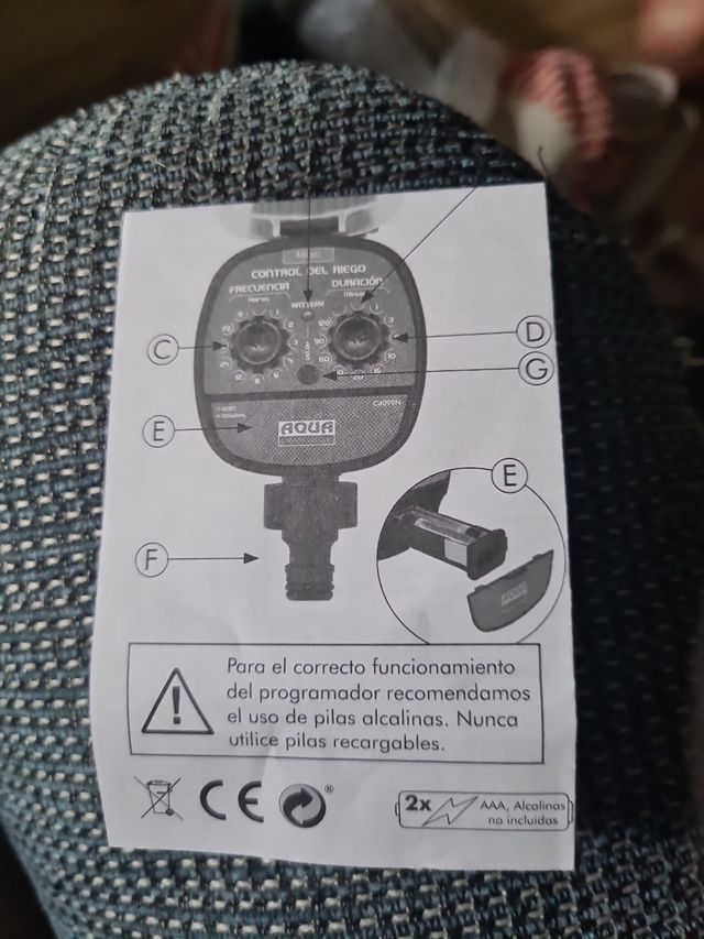 Programador de riego