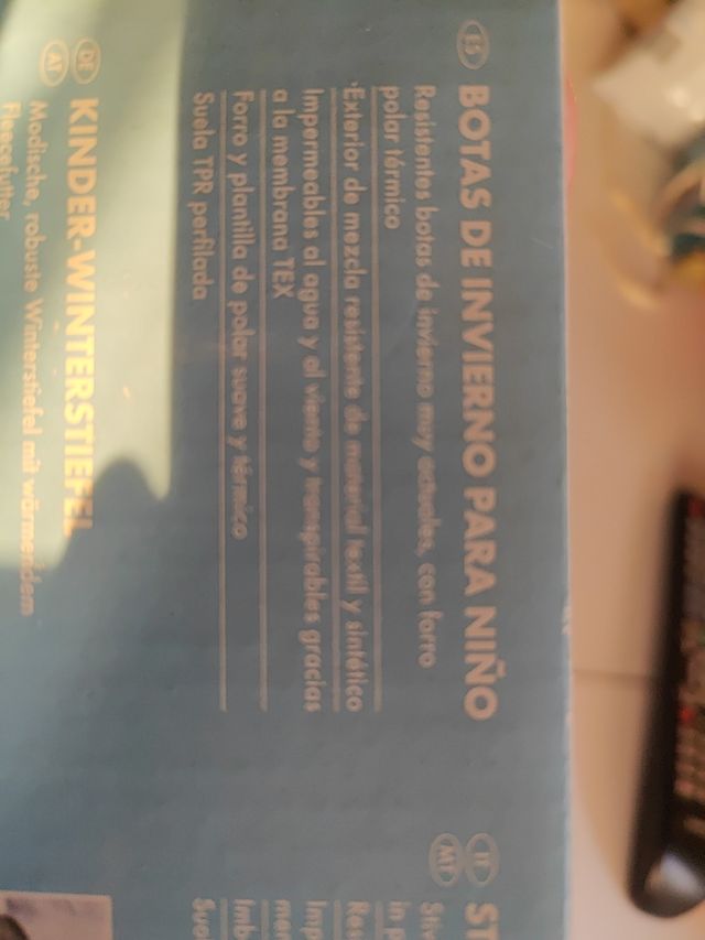 BOTAS INVIERNO NIÑO T/22