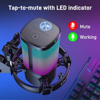 Micrófono USB RGB Para PC NUEVO