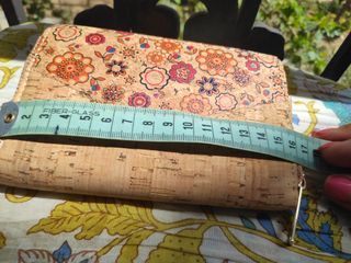 Monedero Billetero de Corcho pintado a mano NUEVO!