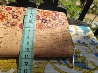 Monedero Billetero de Corcho pintado a mano NUEVO!