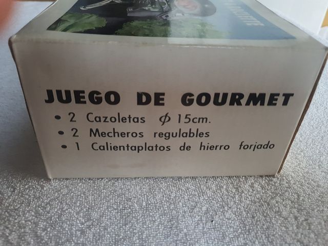 Juego de gourmet para camping