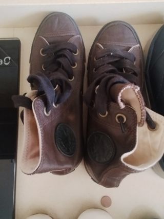 Botines Converse marrones