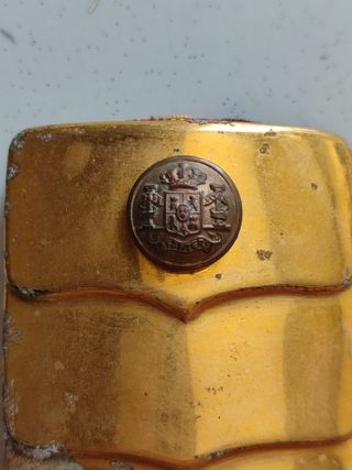 Muy antiguo par de hombreras época 1900 alfonso 13