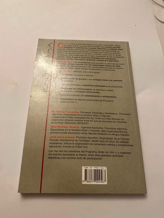 Libro Andar es Vivir