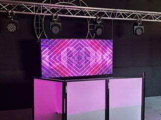 Pantalla led p5 2x1m para cabina DJ o truss
