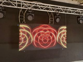 Pantalla led p5 2x1m para cabina DJ o truss