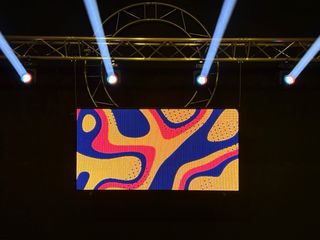 Pantalla led p5 2x1m para cabina DJ o truss