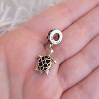 CHARM TORTUGA CRISTAL MURANO AZUL OSCURO