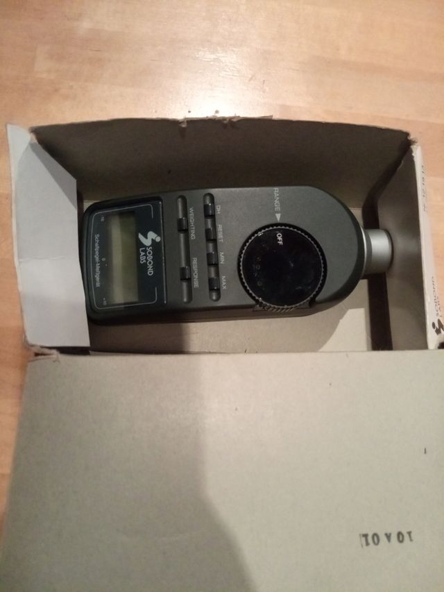 Medidor de decibelios