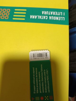 Libro llengua catalana i literatura 1