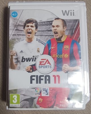Wii con todos los accesorios y FIFA 11