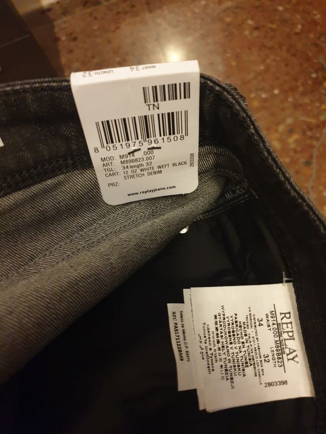 Pantalon vaquero replay