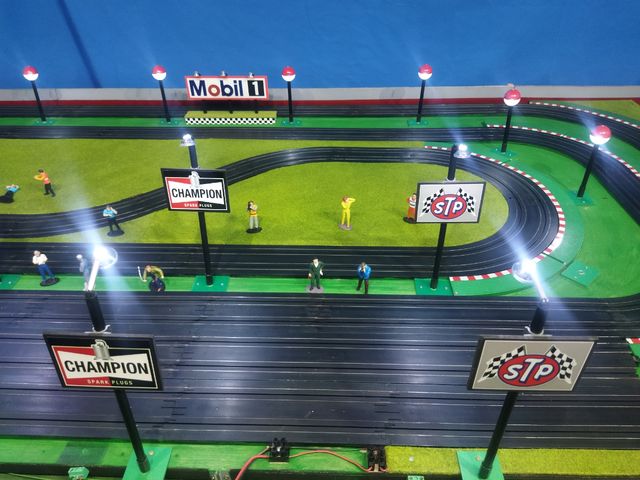 Scalextric ninco iluminación circuitos