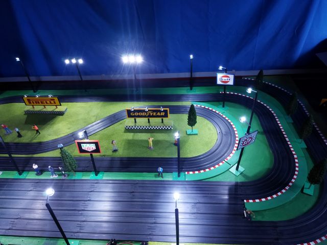 Scalextric ninco iluminación circuitos