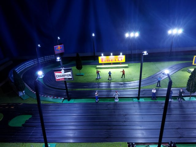 Scalextric ninco iluminación circuitos
