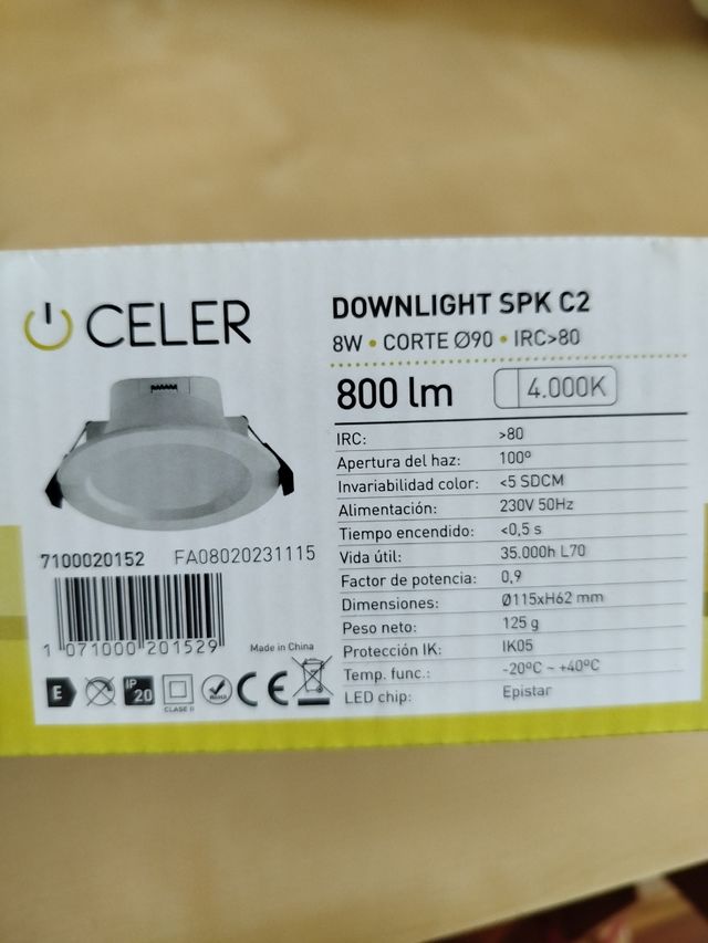 DOWNLIGHT LUZ LED