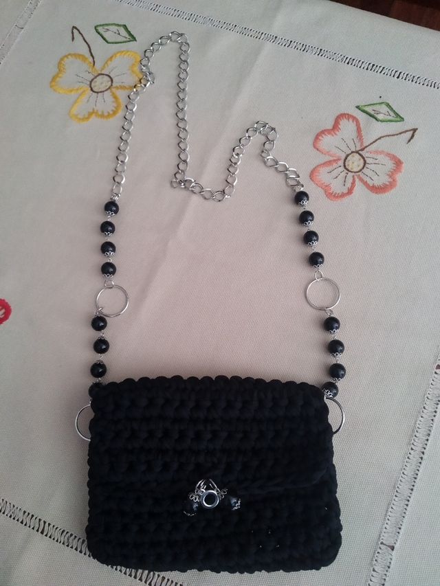Bolso trapillo y cadena. Nuevo