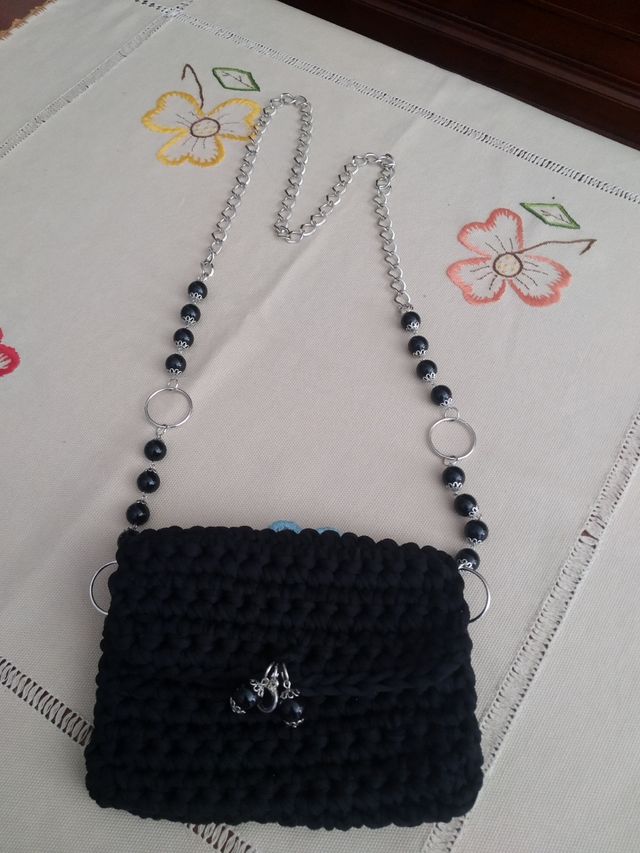Bolso trapillo y cadena. Nuevo