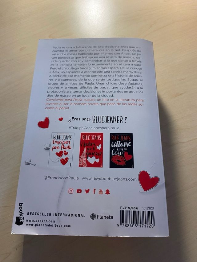 Libro Canciones para Paula