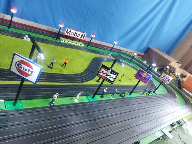 Scalextric ninco iluminación circuito 