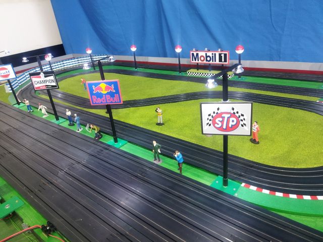 Scalextric ninco iluminación circuito 